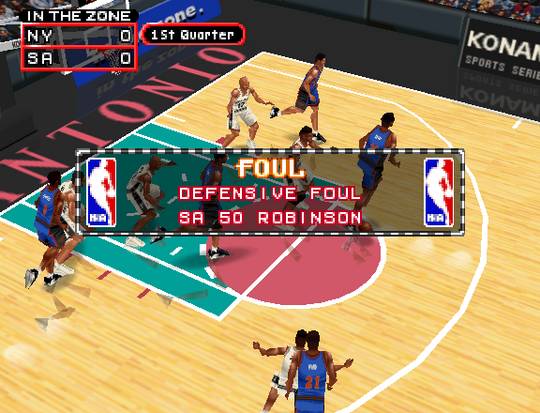 NBA In the Zone 2000 Screenshot 1
